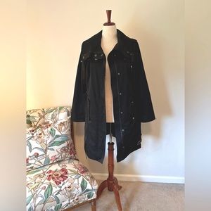 London Fog Black Trench Coat Women’s